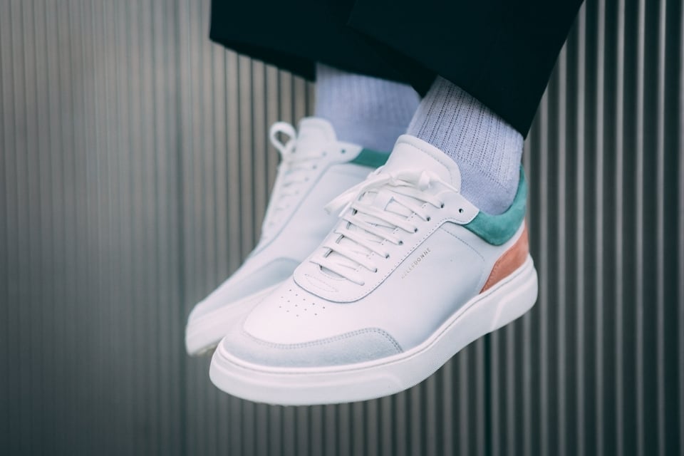 basket belledonne sneakers blanche casual b2 peach
