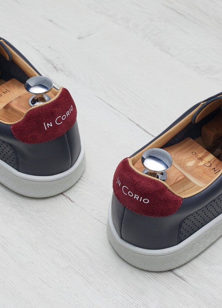 basket in corio maxime bleu bordeaux