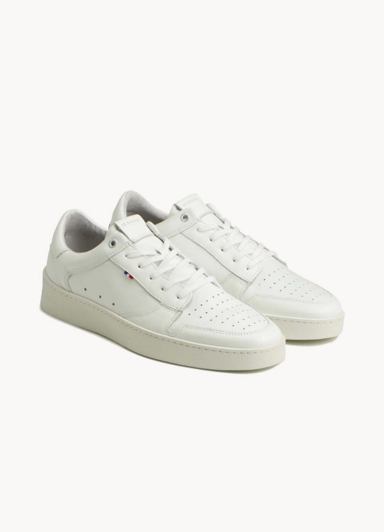 baskets blanches leformier