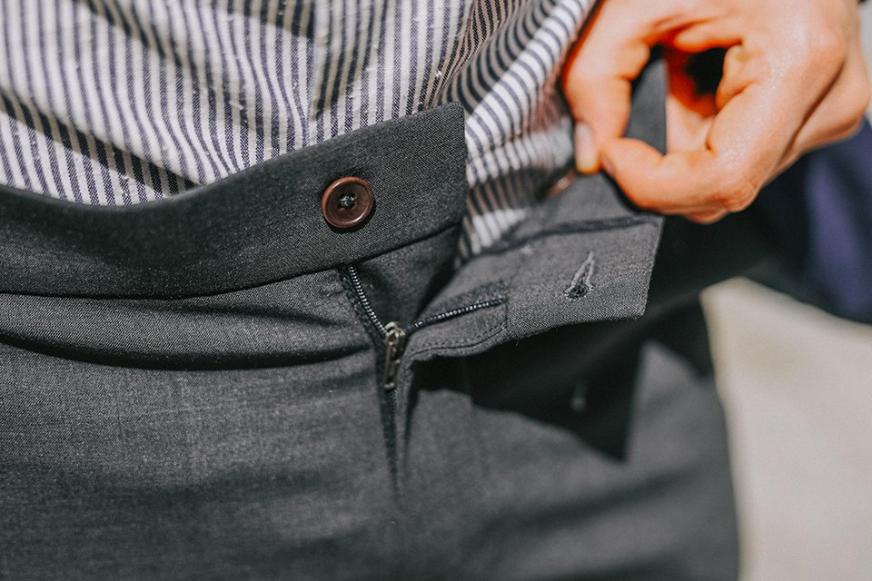pantalon thenines bouton