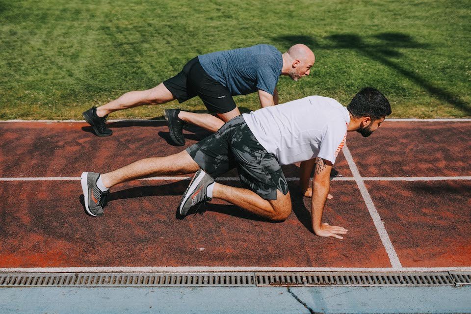 5 exercices renforcement - mountain climber mouvement 2