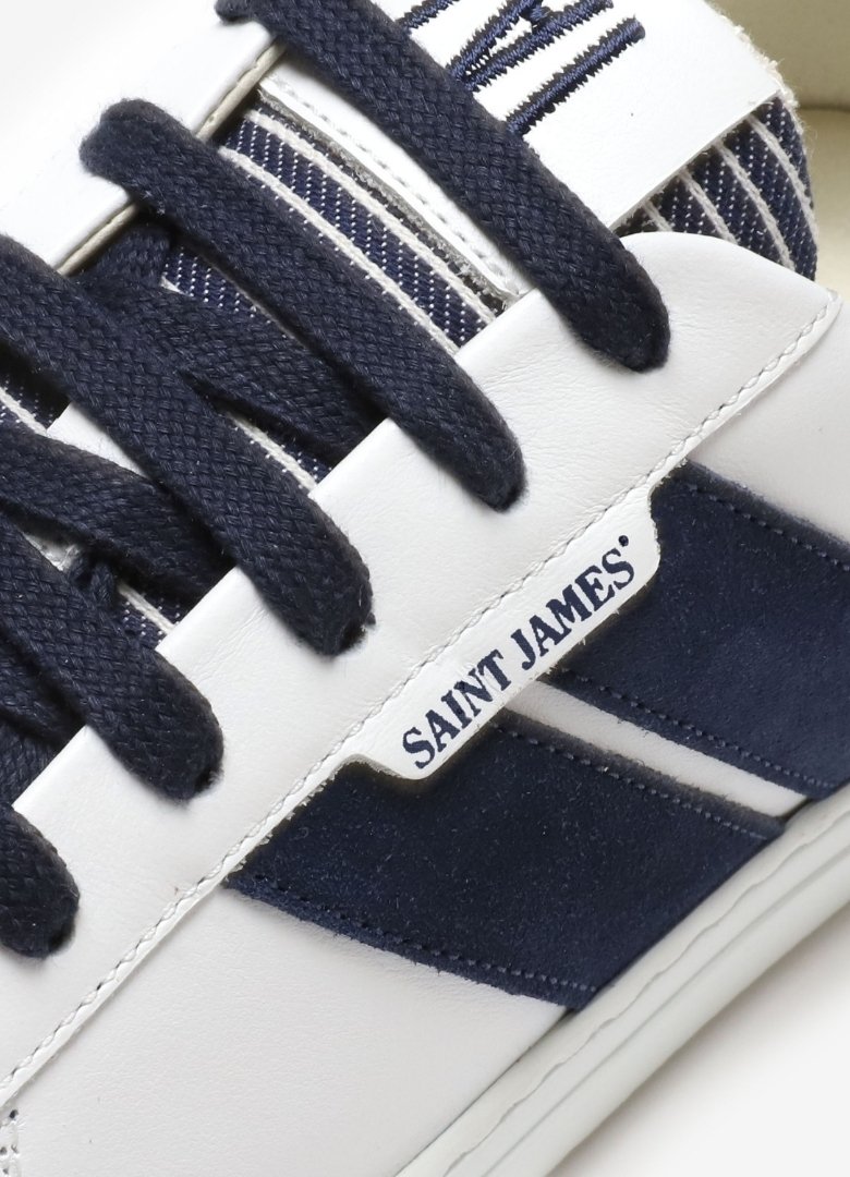 collaboration caval x saint james sneakers sweat focus basket