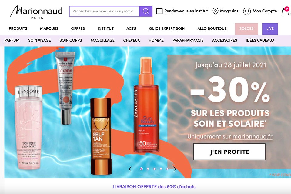 marionnaud cosmetique