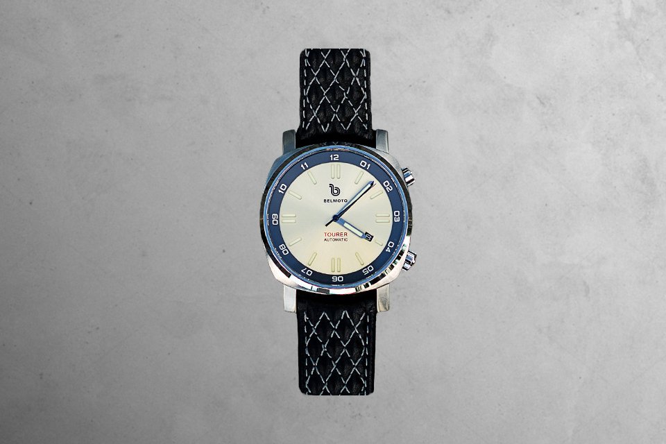 Montre Belmoto TOURER GOLD & BLUE