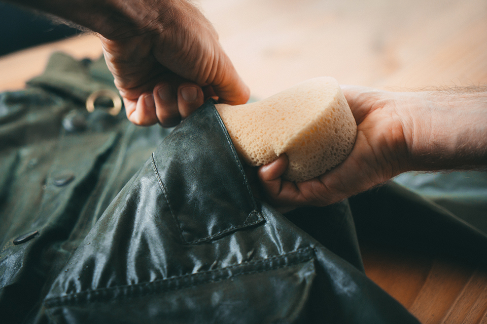 barbour rewax interieur poches