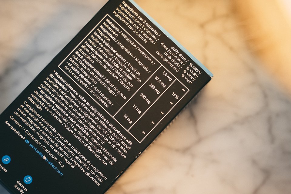 brain effect test avis complement sommeil composition