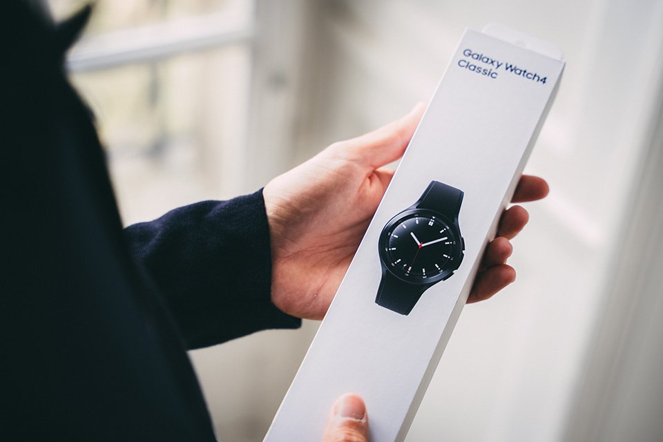 samsung galaxy watch4 classic test avis packaging