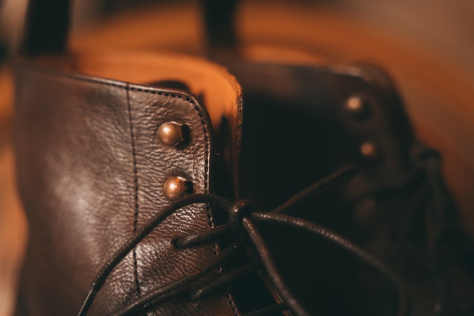 Boots paire et fils details