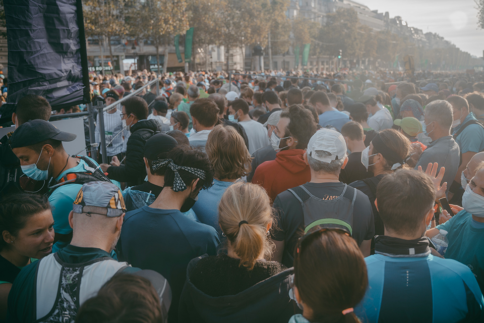 Marathon Paris 2021 Depart sas