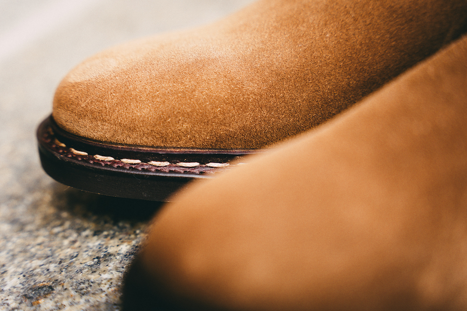 Chelsea boots maison hardrige details coutures