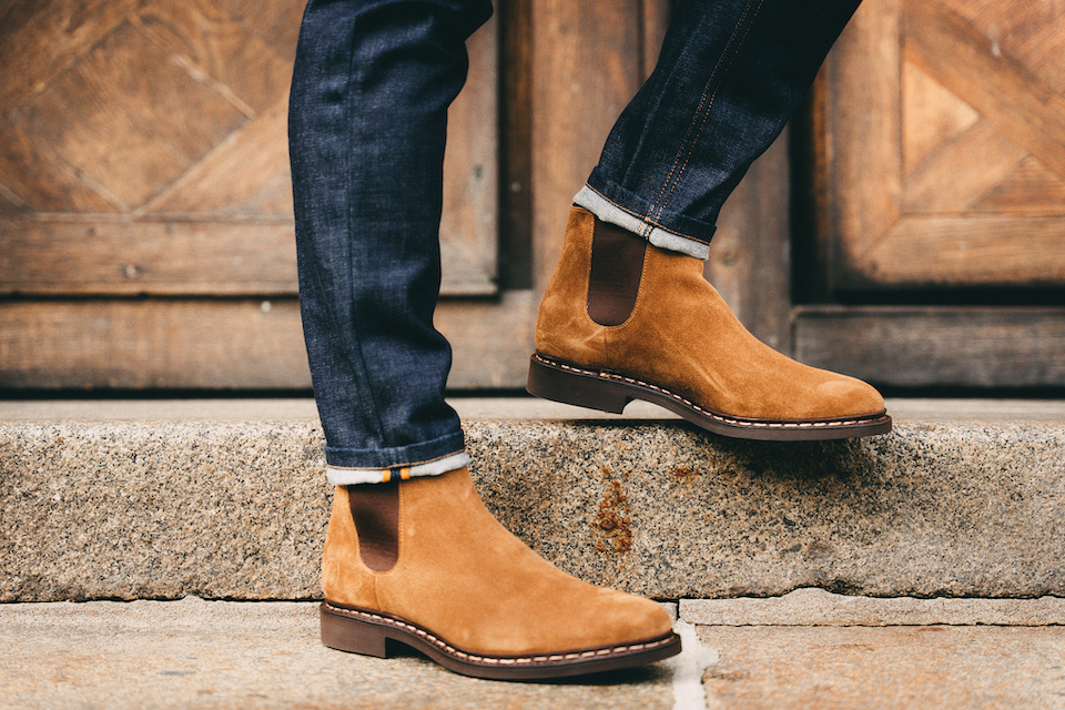 Bottines Chelsea homme marron, Chelsea Boots en cuir