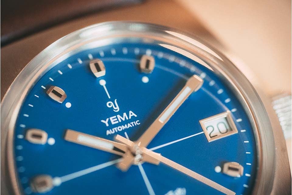 Yema Wristmaster detail cadran 2