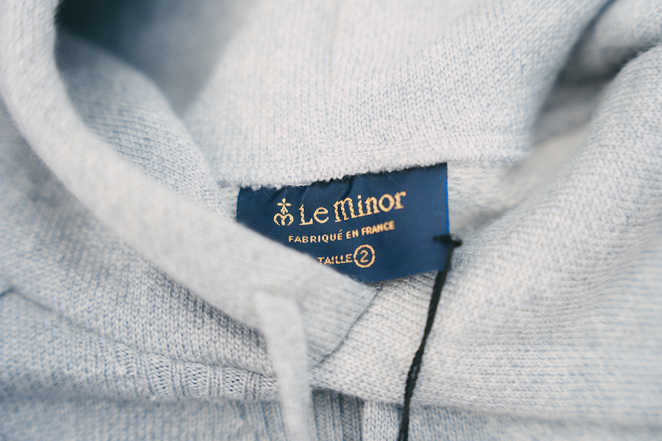 Hoodie Le Minor presentation etiquettes 2