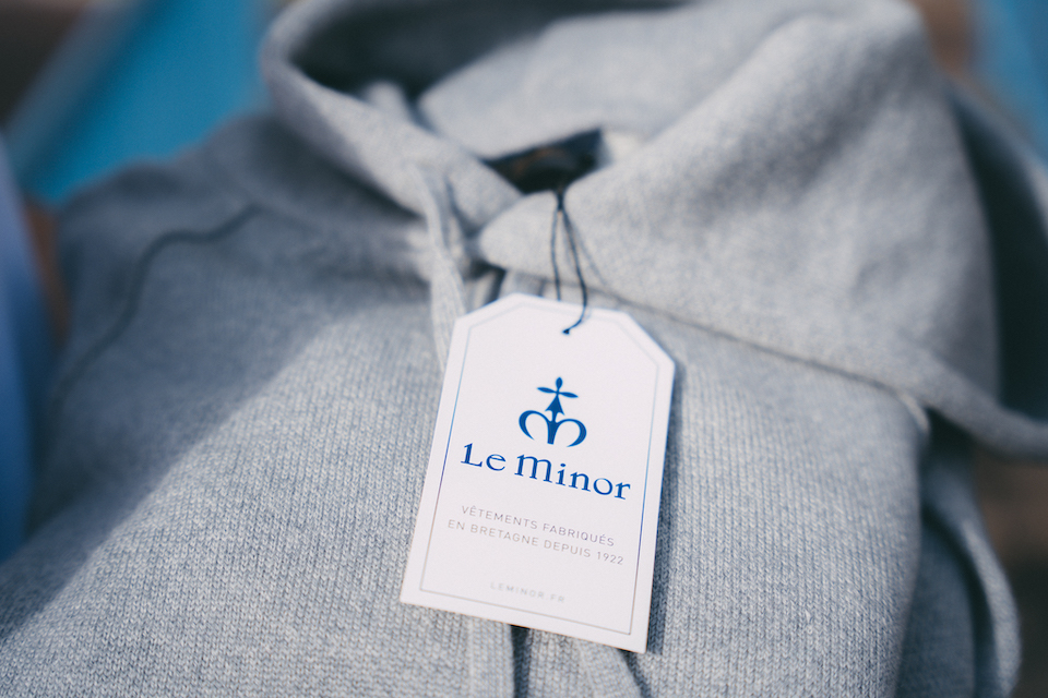 Hoodie Le Minor presentation etiquettes