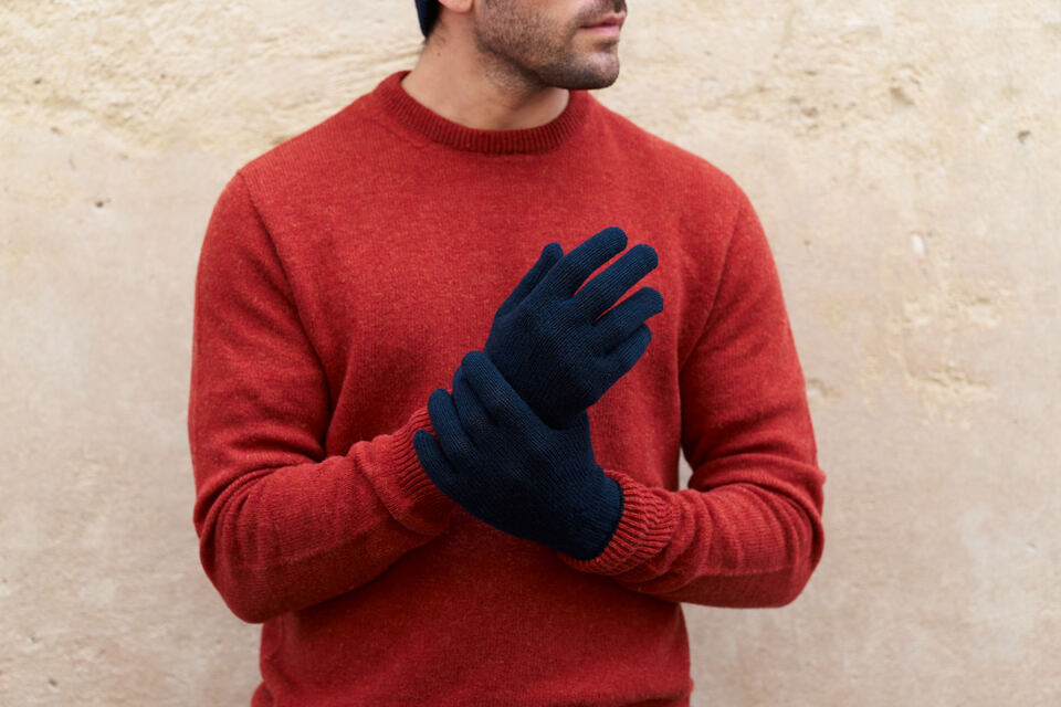 Gants laine homme - savoir-faire traditionnel - THE NINES