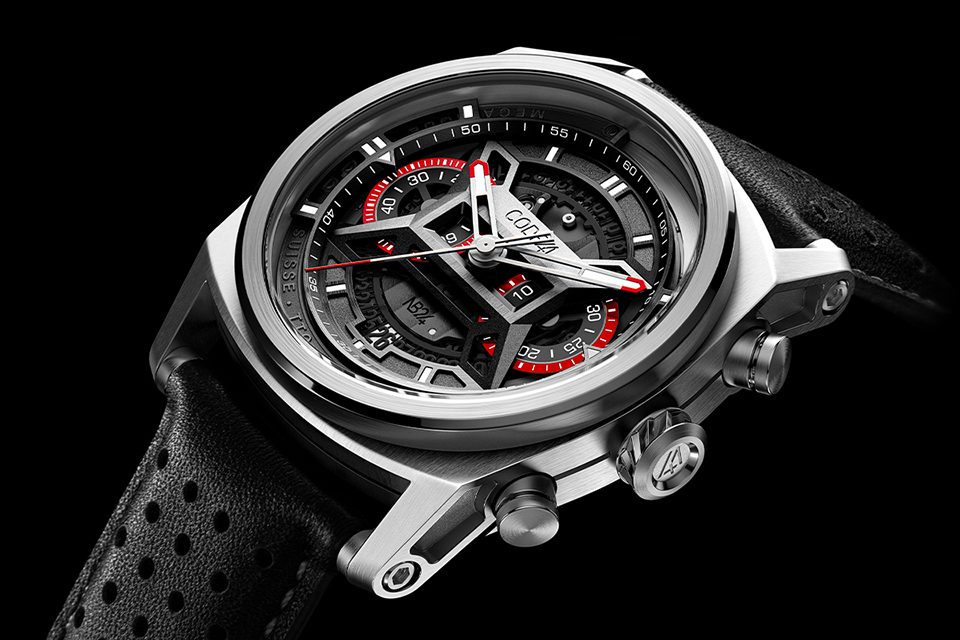 Montre CODE41 NB24 Titanium black red