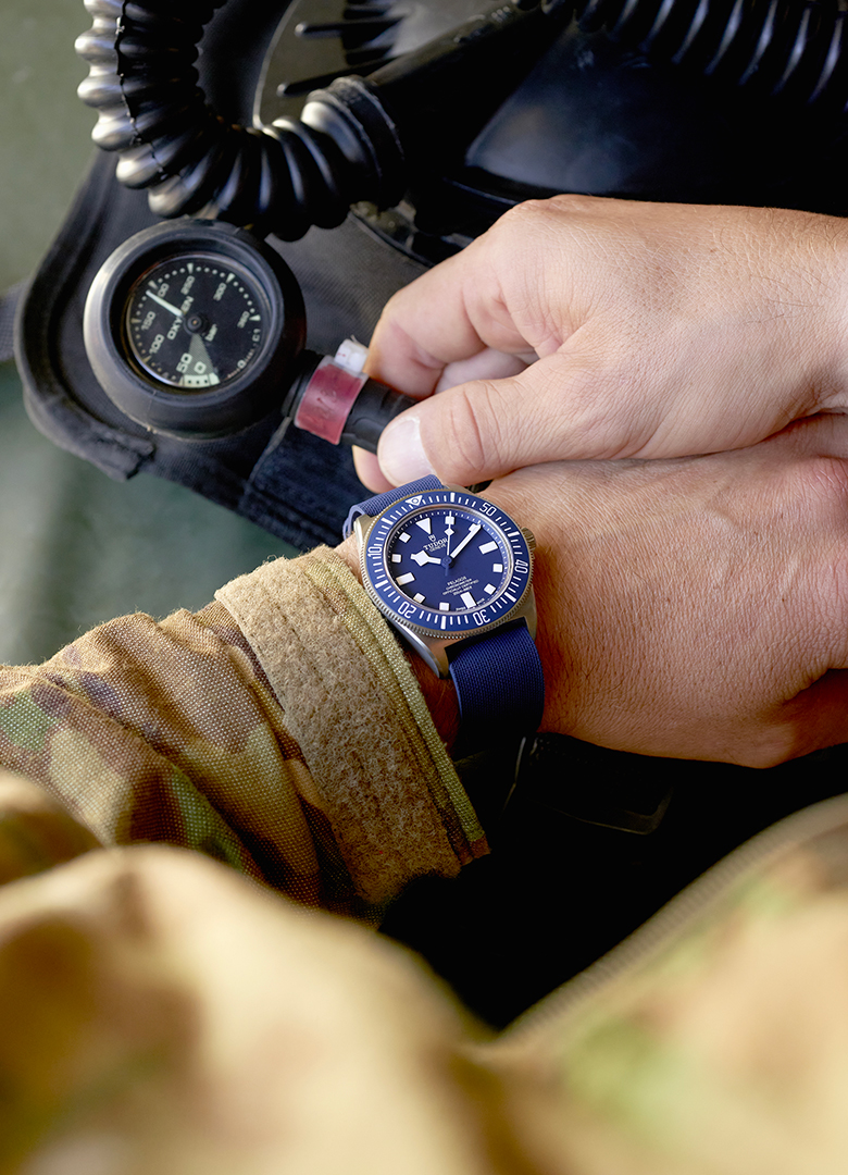 Montre Tudor Pelagos FXD veste camo