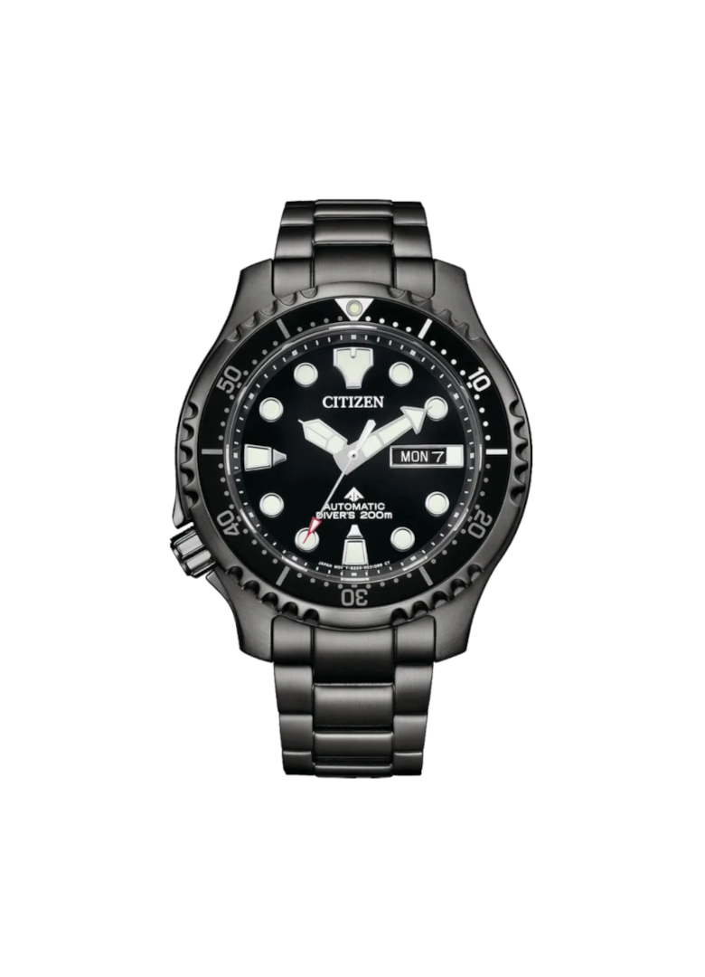 citizen-promaster-marine-automatique-cadran-noir-bracelet-acier-pvd-noir