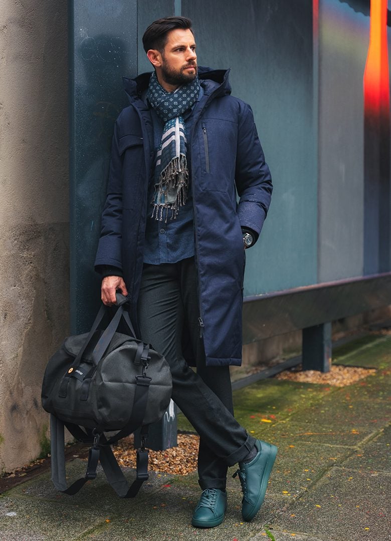 look casual homme parka longue hiver
