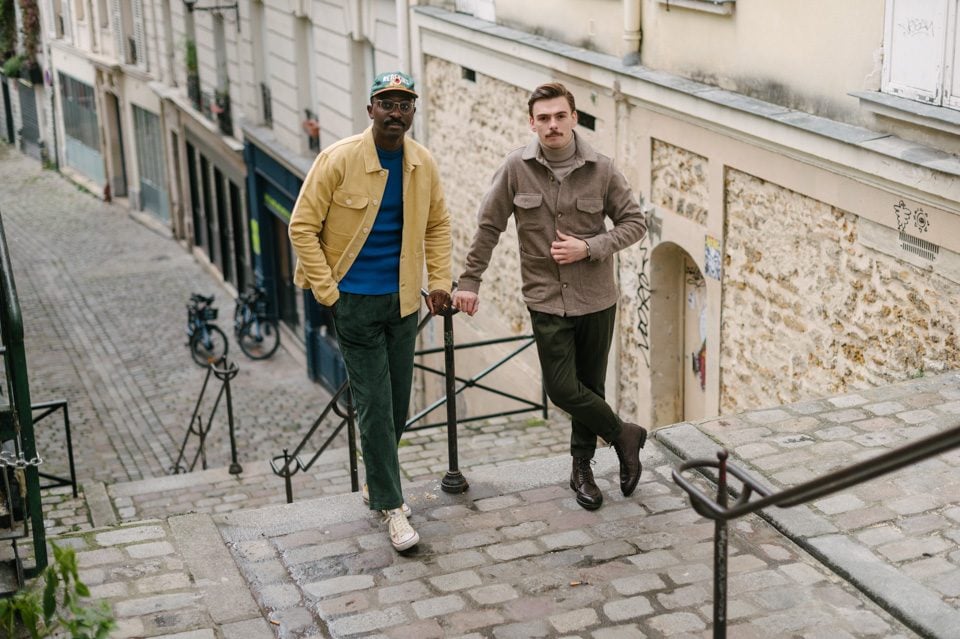 Look duo homme color chasse