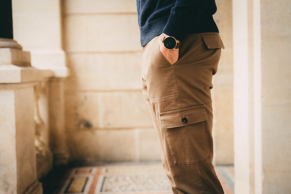 Paname Collections Pantalon cargo details montre