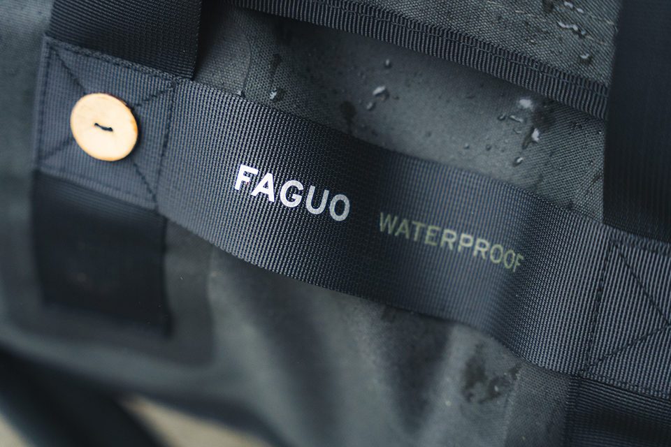 sac impermeable kaki recycle faguo waterproof