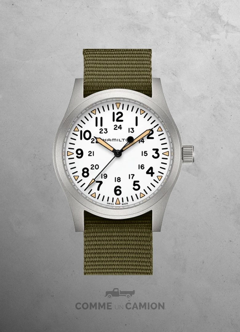 Montre Militaire Kaki Chronographe