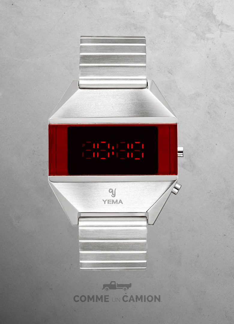 Montre Yema Led Silver