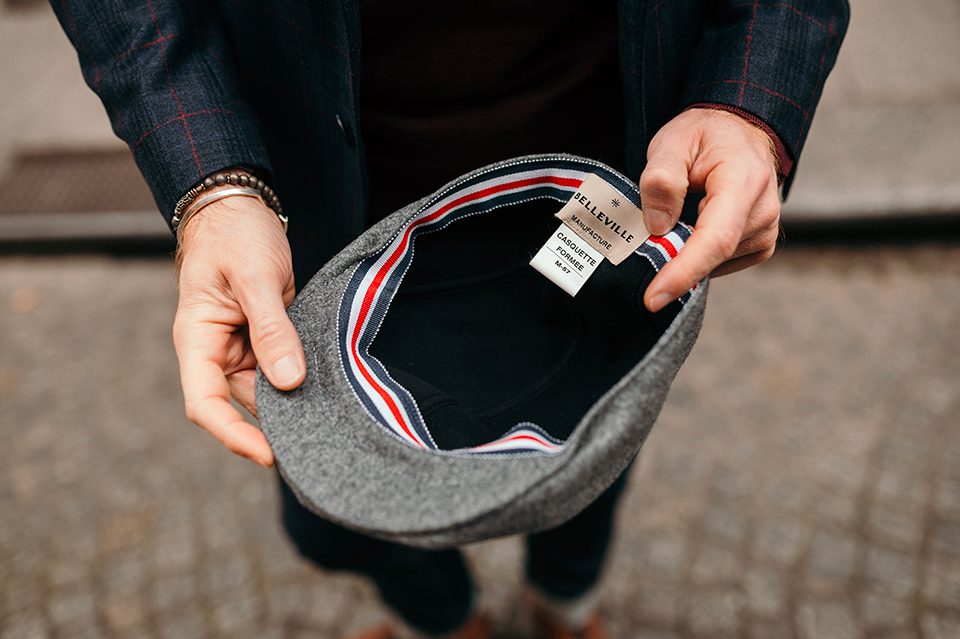 Belleville Manufacture look denim casquette