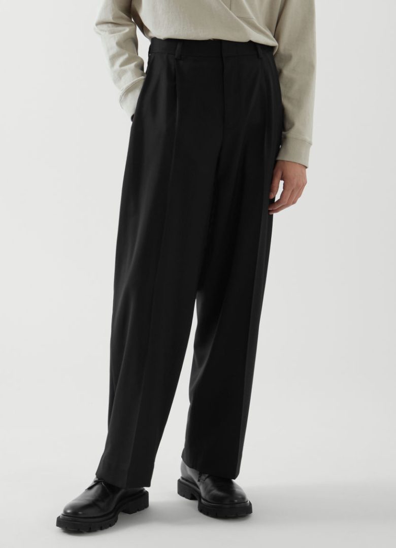 Pantalon Homme, à pinces, Coupe classique, résistance, fluidité et