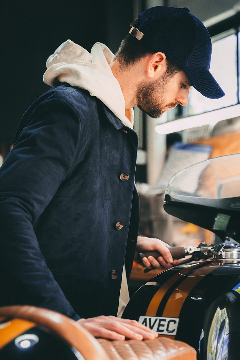 association veste de travail hoodie casquette