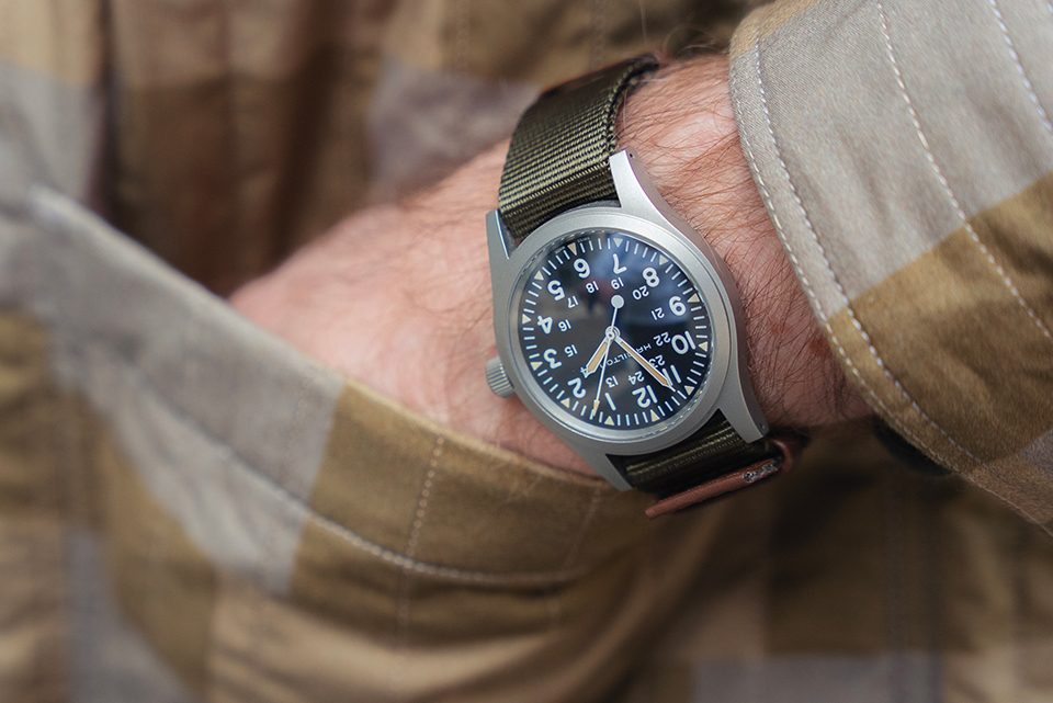 Look Trevor montre Hamilton Khaki Field