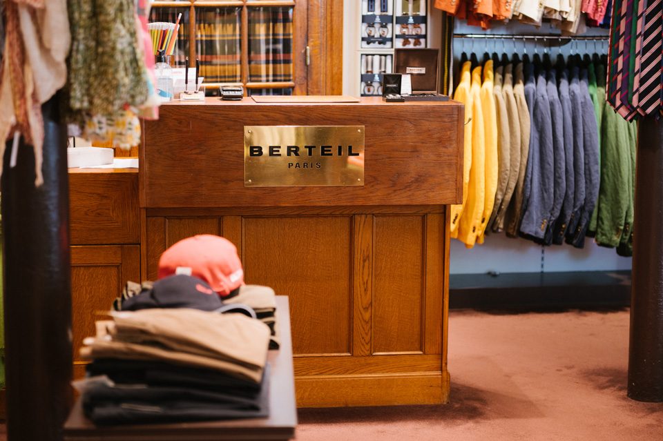 Berteil boutique homme comptoir