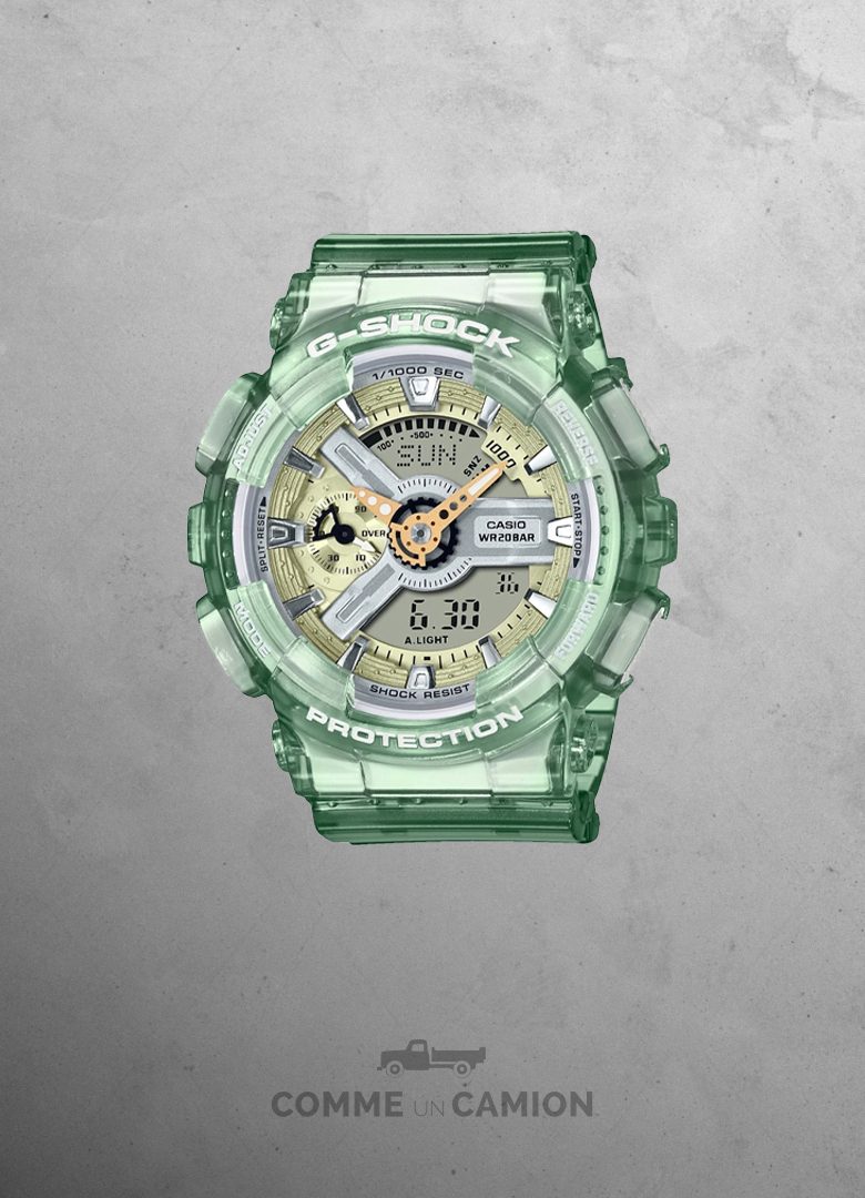 montre gshock verte