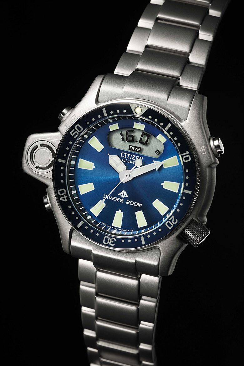 La r dition d une montre de plong e de l gende la Citizen