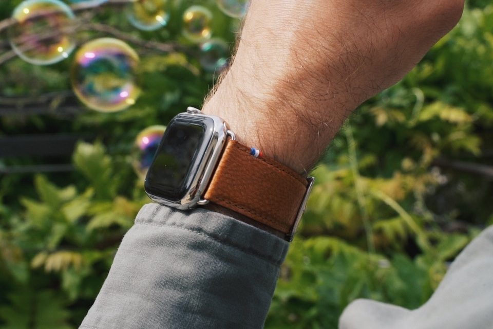 Éternel, les bracelets pour Apple Watch en cuir de poisson