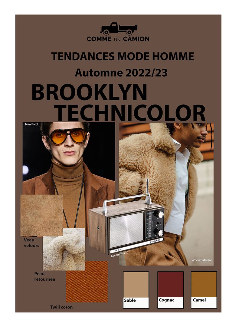 tendances automne hiver 2022 mode masculine brooklyn vinage rétro