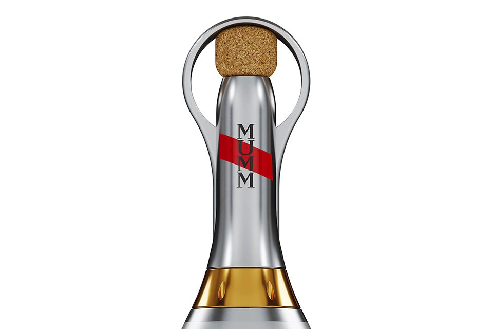 Champagne Mumm Cordon rouge Stellar arceau