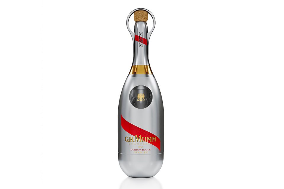 Champagne Mumm Cordon rouge Stellar flacon