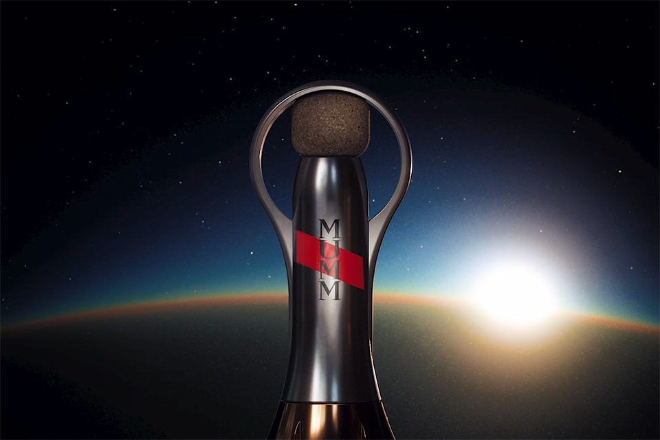 Champagne Mumm Cordon rouge Stellar espace