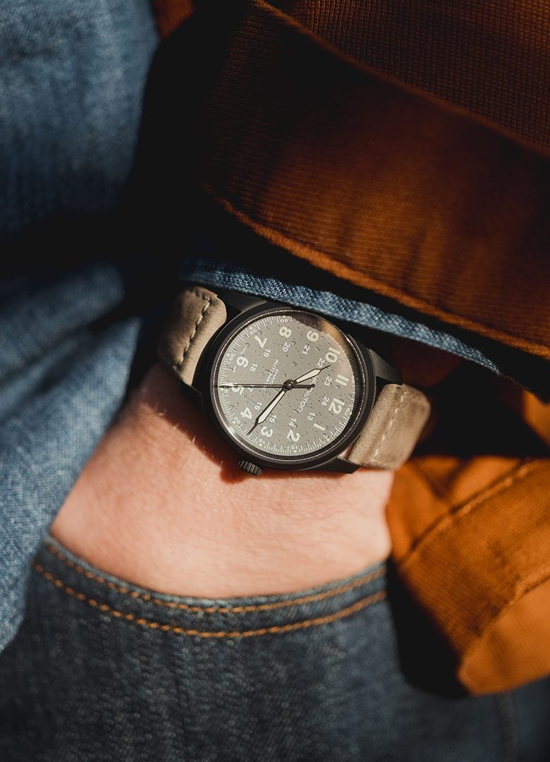 test montre hamilton khaki field automatic titanium