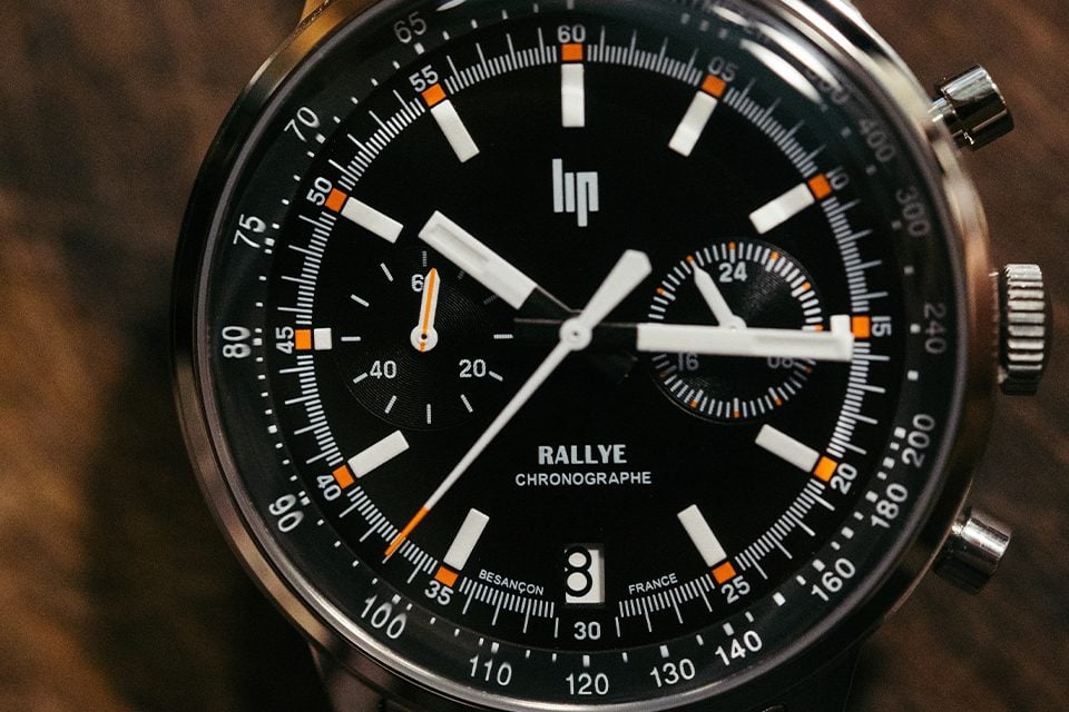test montre lip rallye méca quartz chronographe