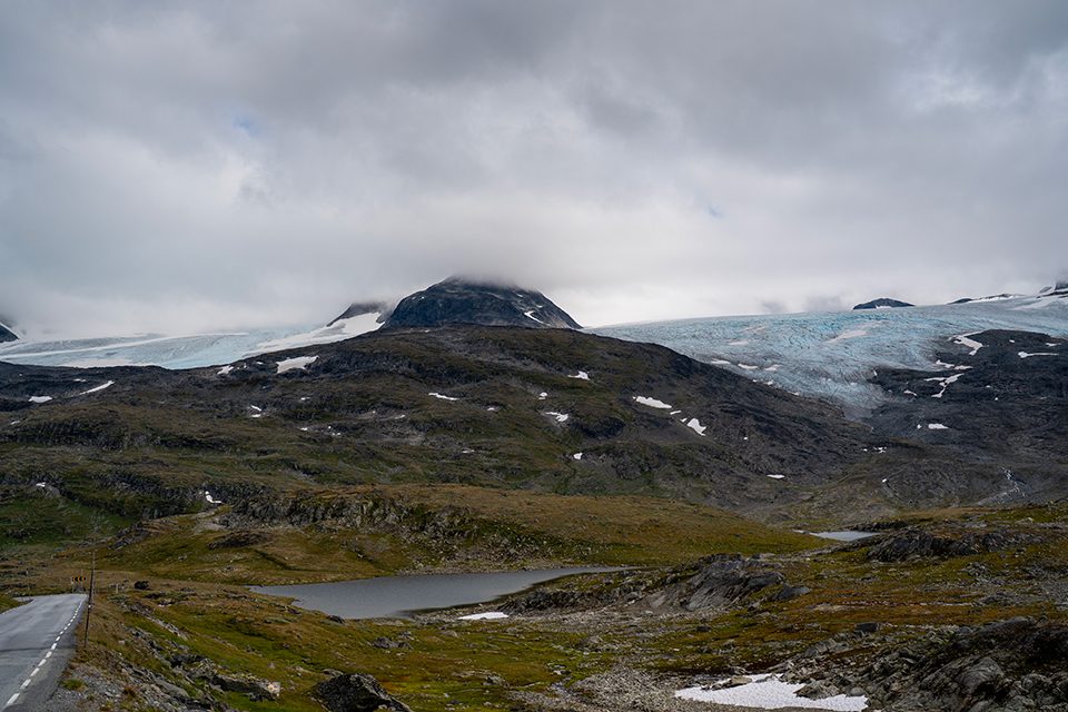 Route 55 Norvège glacier