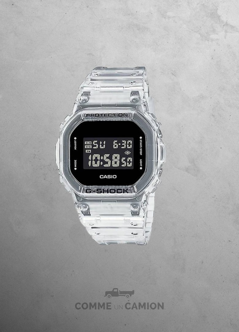 g shock skeleton montres digitales