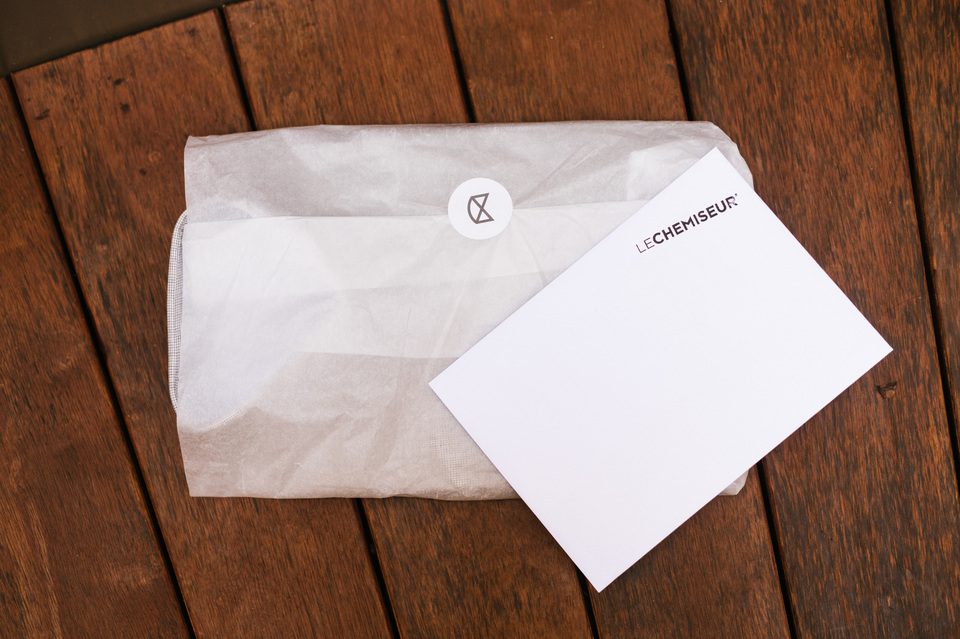 chemise le chemiseur packaging