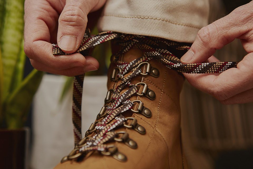 boots nubuck montagne aspen bobbies lacets