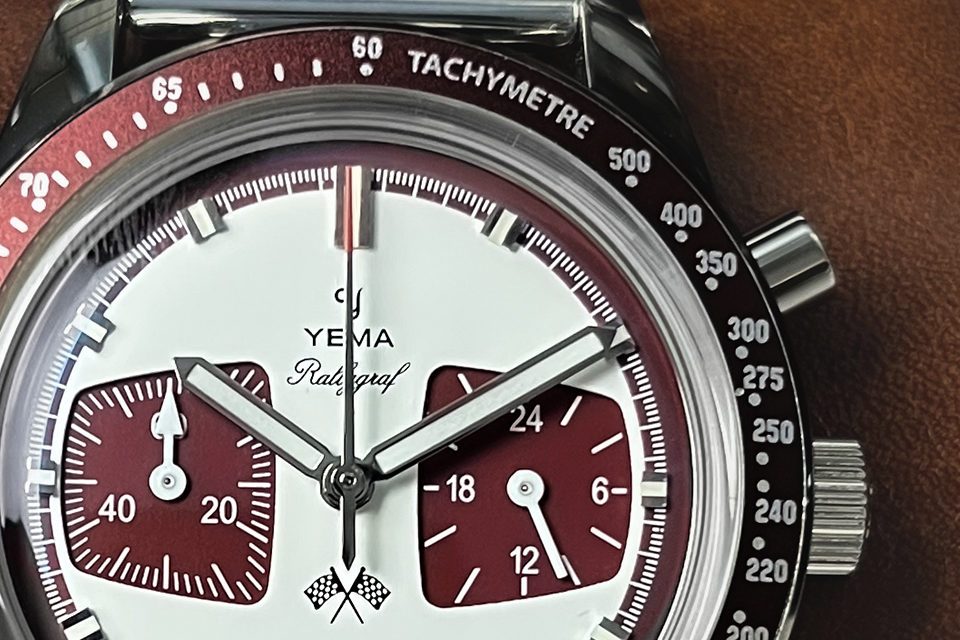 chronographe rallygraf meca quartz yema lunette tachymétrique