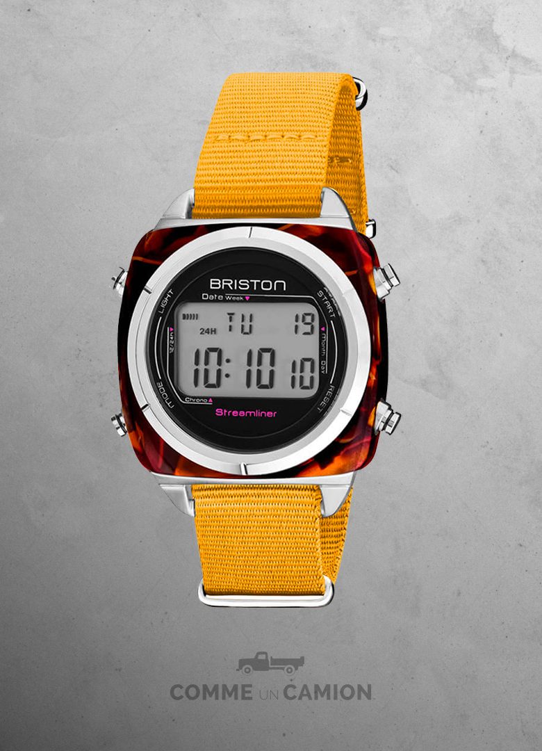 Montre pour homme à moins de 150€ briston streamliner digital