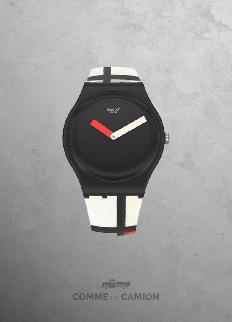 Montre pour homme à moins de 150€ swatch mondrian