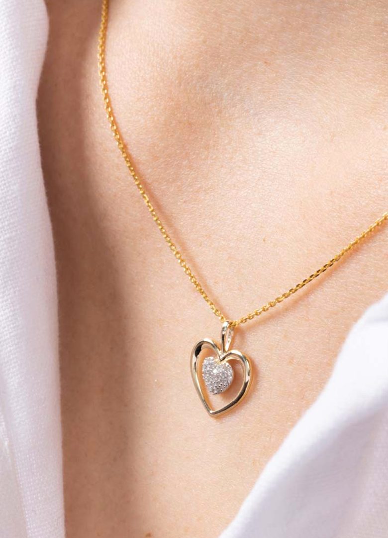 Bijoux saint valentin pendentif coeur